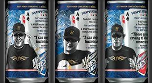 Phil Hellmuth's Milwaukee Best Light cans