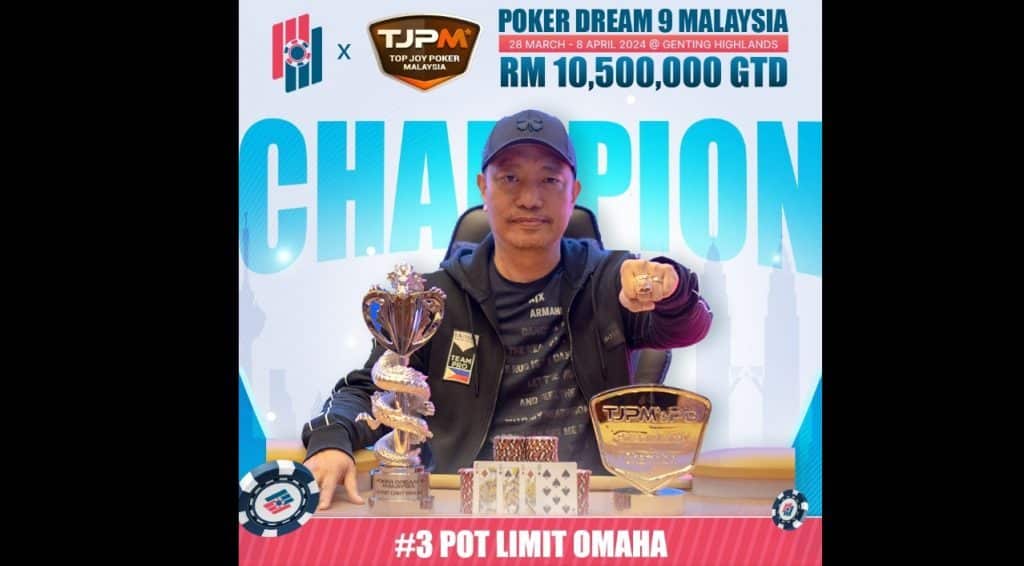 Terry Gonzaga at Poker Dream 9 Malaysia