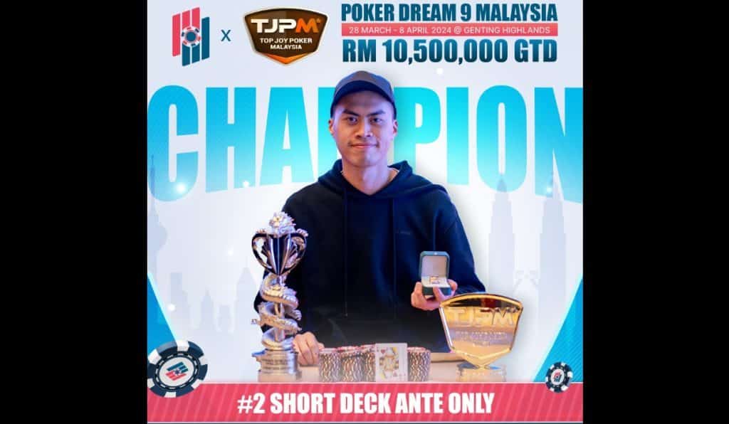 Wai Kiat Lee at Poker Dream 9 Malaysia