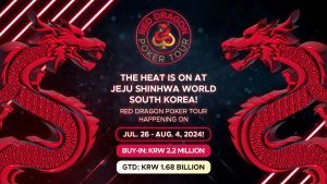 Red Dragon Poker Tour Jeju debut only five weeks away; KRW 1.68 Billion (~USD 1.2M) Championship Event up ahead