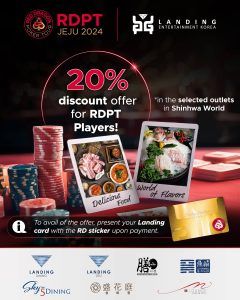 Red Dragon Poker Tour F&B Player Discount