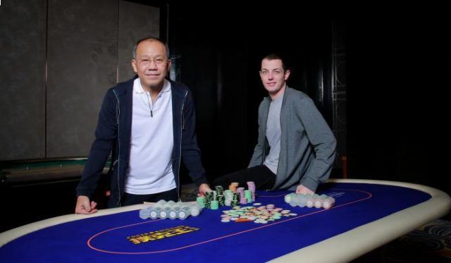 Paul Phua and Tom Dwan at the Poker King Club