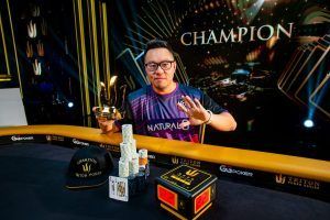 Champion Danny Tang 2023 Triton Monte Carlo SHRS EV09 50K NLH 8 Handed Day 2 Giron JG85388