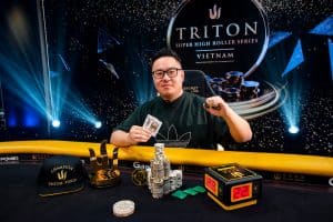 Champion Danny Tang 2023 Triton Vietnam SHRS EV11 25K Short Deck Final Table Giron 7JG1916