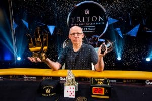 Champion Talal Shakerchi 2023 Triton Vietnam SHRS EV09 100K NLH Main Event Final Table Giron 7JG1654