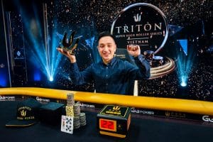 Champion Webster Lim 2023 Triton Vietnam SHRS EV01 25K GG Super Millions Live Final Table Giron 7JG8289