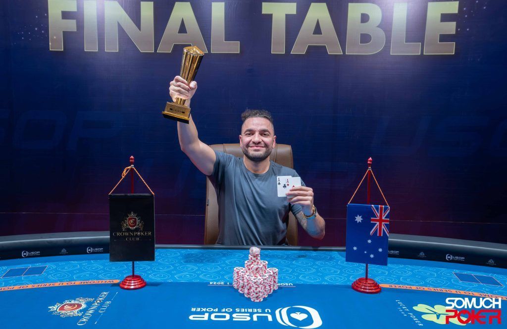 Adam Kharman wins the USOP Danang 2024 Super High Roller