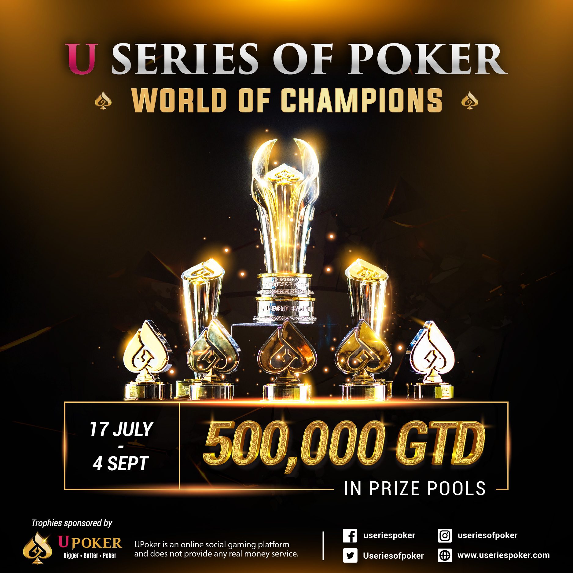 U Series of Poker (USOP) - World of Champions III is a tournament that could change your life