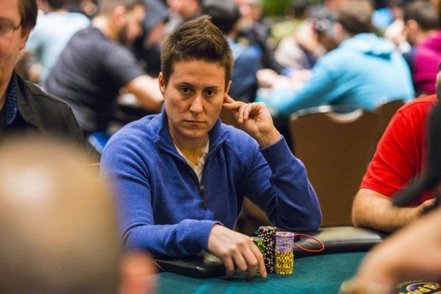 Vanessa Selbst at the WPT Lucky Hearts Poker Open Season 2017-2018