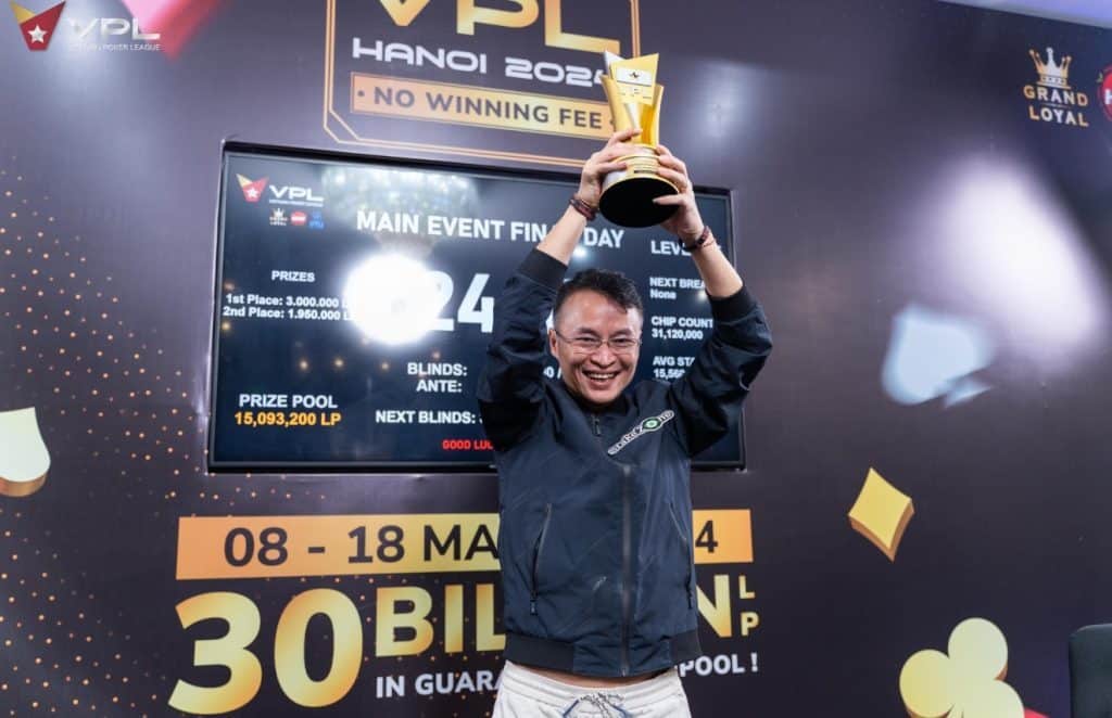 Pham Tien Dung at Vietnam Poker League