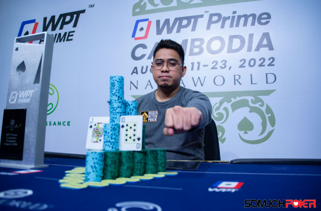 David Erquiaga at WPT Cambodia