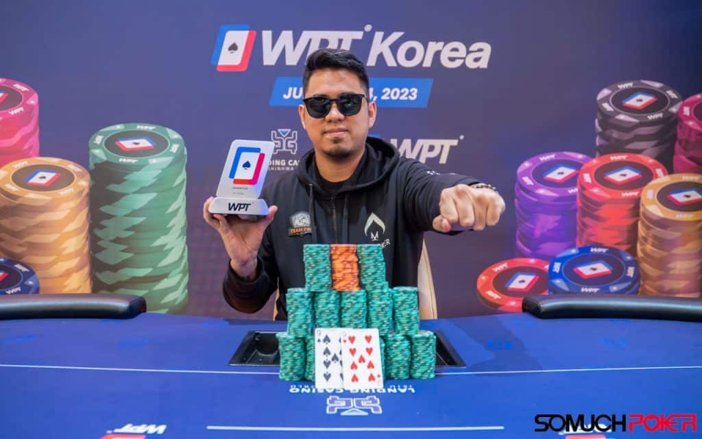 WPT Korea Main Event Day 1A David Erquiaga