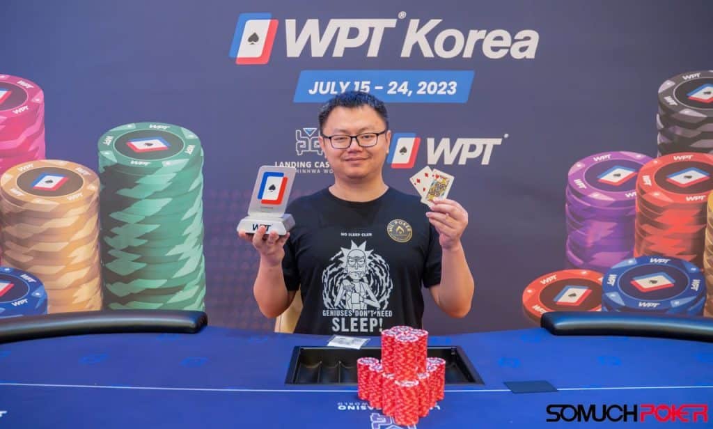 WPT Korea Main Event Day 1A Yuan Xin