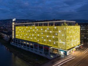 Swiss Casino Zürich building at night