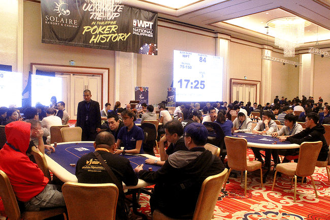 Poker tables at Solaire Manila