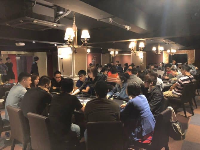 Poker tables at APPA Taipei