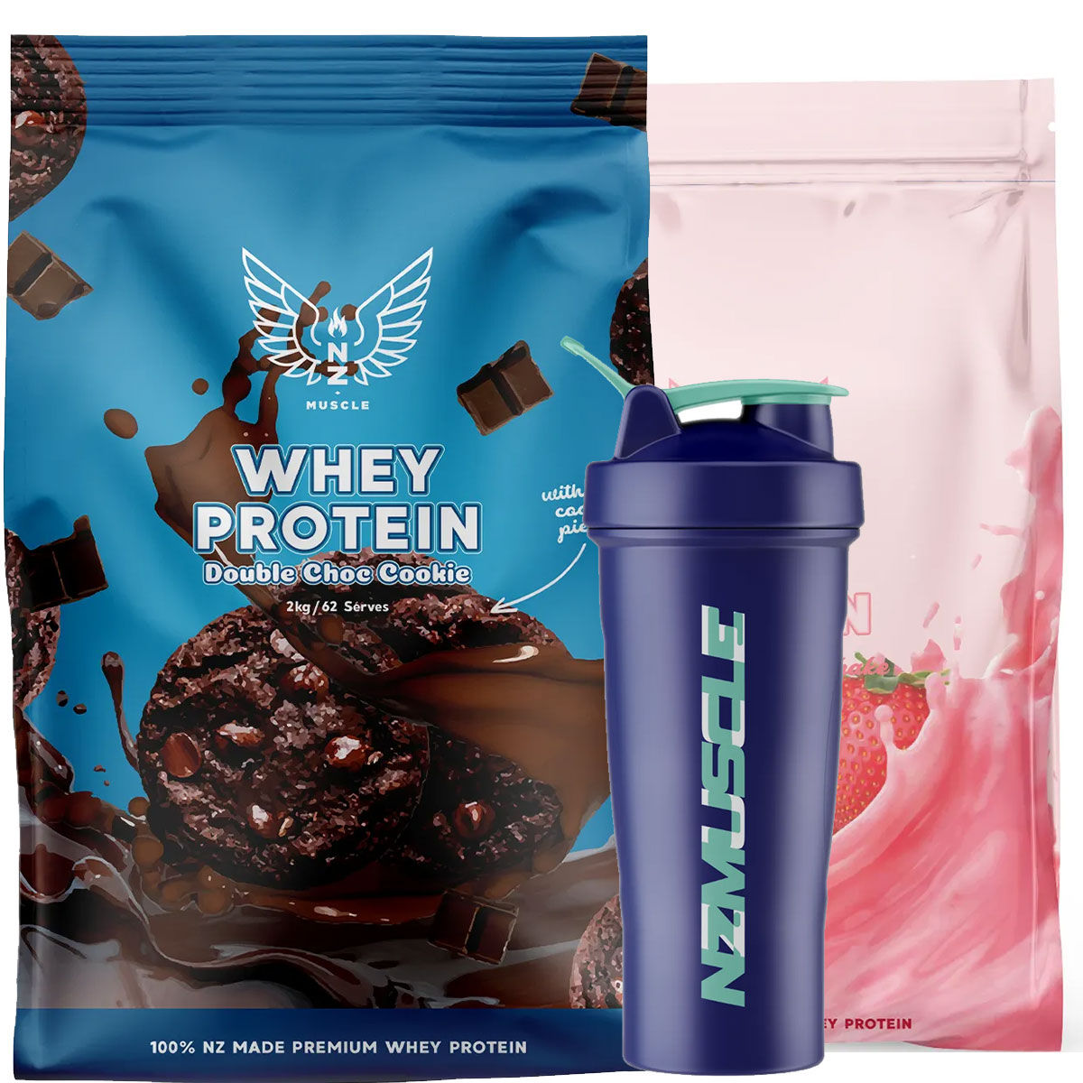 NZ Muscle Mix N Match 2Kg Protein Bundle