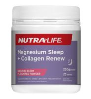 Nutra-life Magnesium Sleep & Collagen Renew 250g