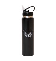 NZ Muscle Stainless Steel Sipper Bottle 830ml