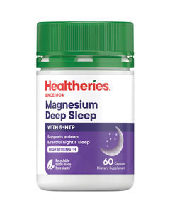 Healtheries Magnesium Deep Sleep & 5HTP 60 Capsules