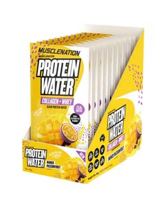 MuscleNation Protein Water - Box of 10 Sachets