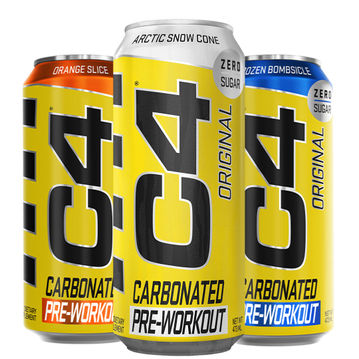 C4 Original On The Go Carbonated Performance Energy Drink - Orange Slice  (16 fl oz. / 12 Drinks) by Cellucor at the Vitamin Shoppe