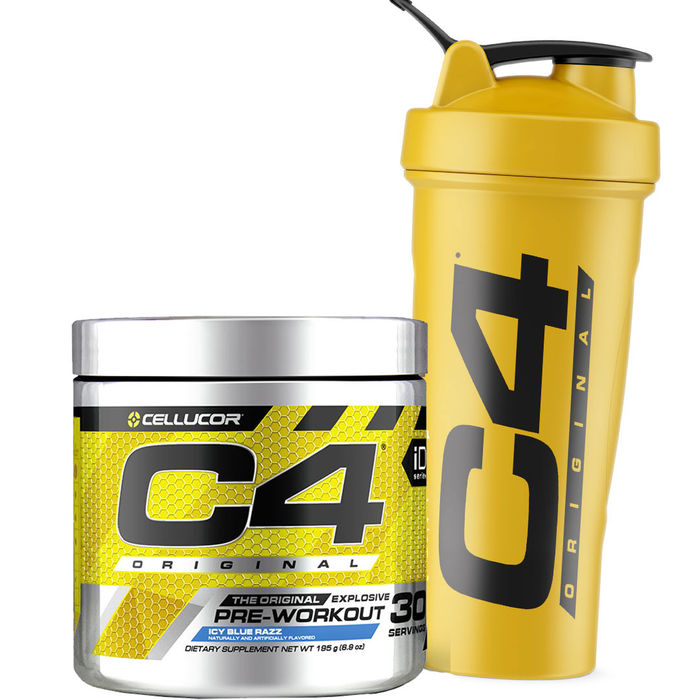 Cellucor, C4, SmartShake Shaker Cup, Black/Yellow