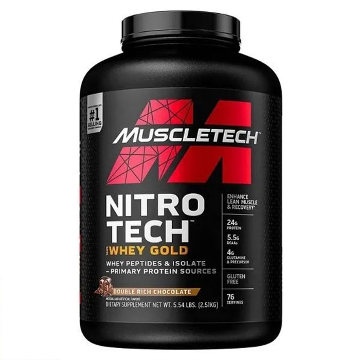 MuscleTech Nitro-Tech 100% Whey Gold 5.5Lb, Cookies N Cream