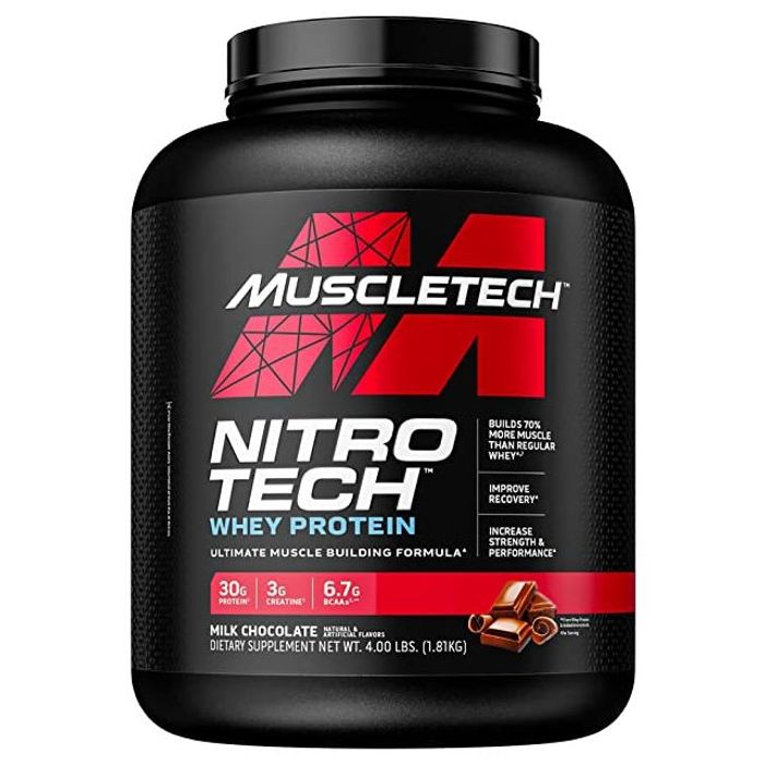 MuscleTech Nitro-Tech Performance Series, Vanilla, 4 Lbs