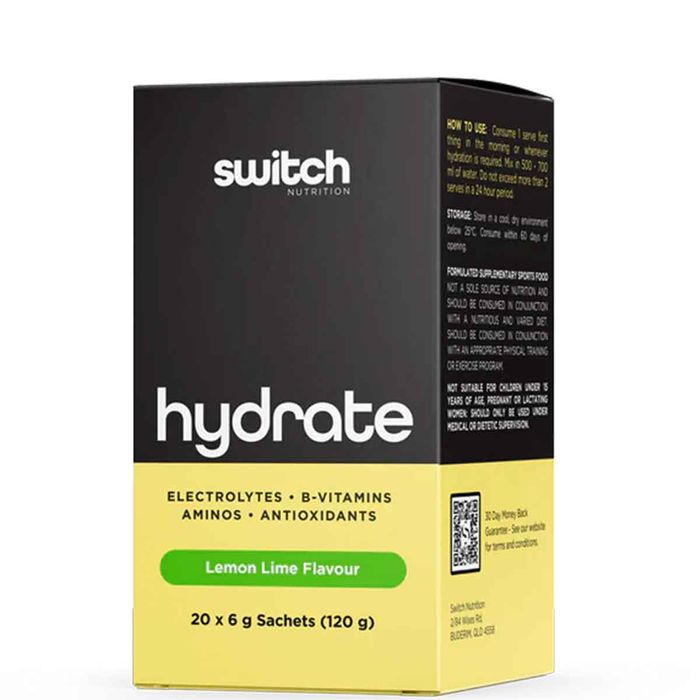 Switch Nutrition Hydrate - 20 Sachet Box