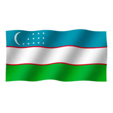 Флаг Узбекистана