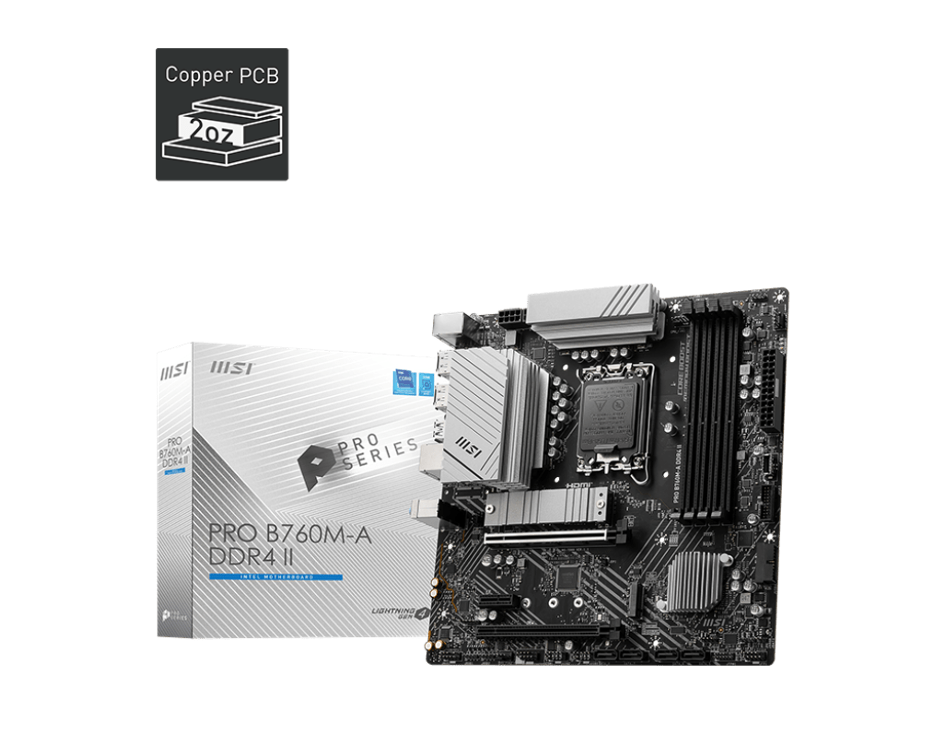 Mainboard MSI PRO B760M-A II DDR4 4