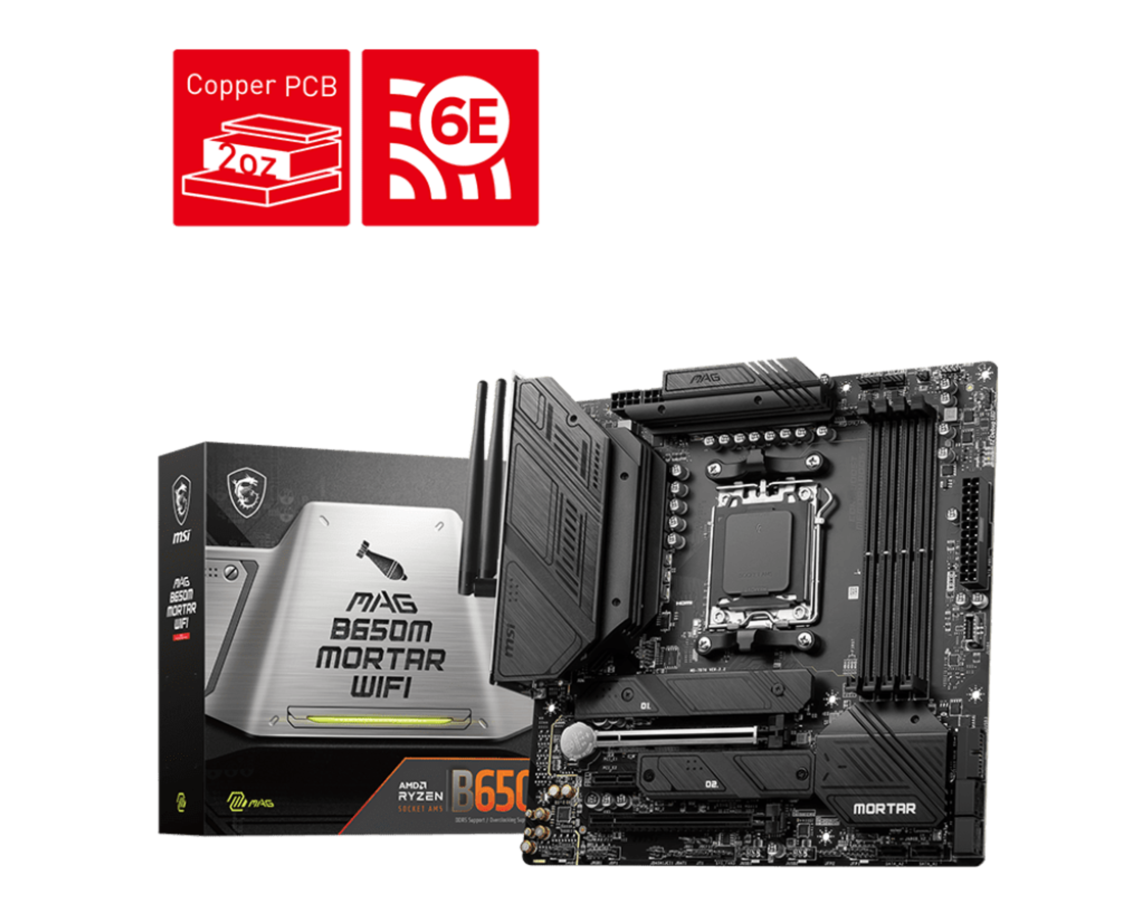 Mainboard MSI MAG B650M MORTAR WIFI - HÀNG NK