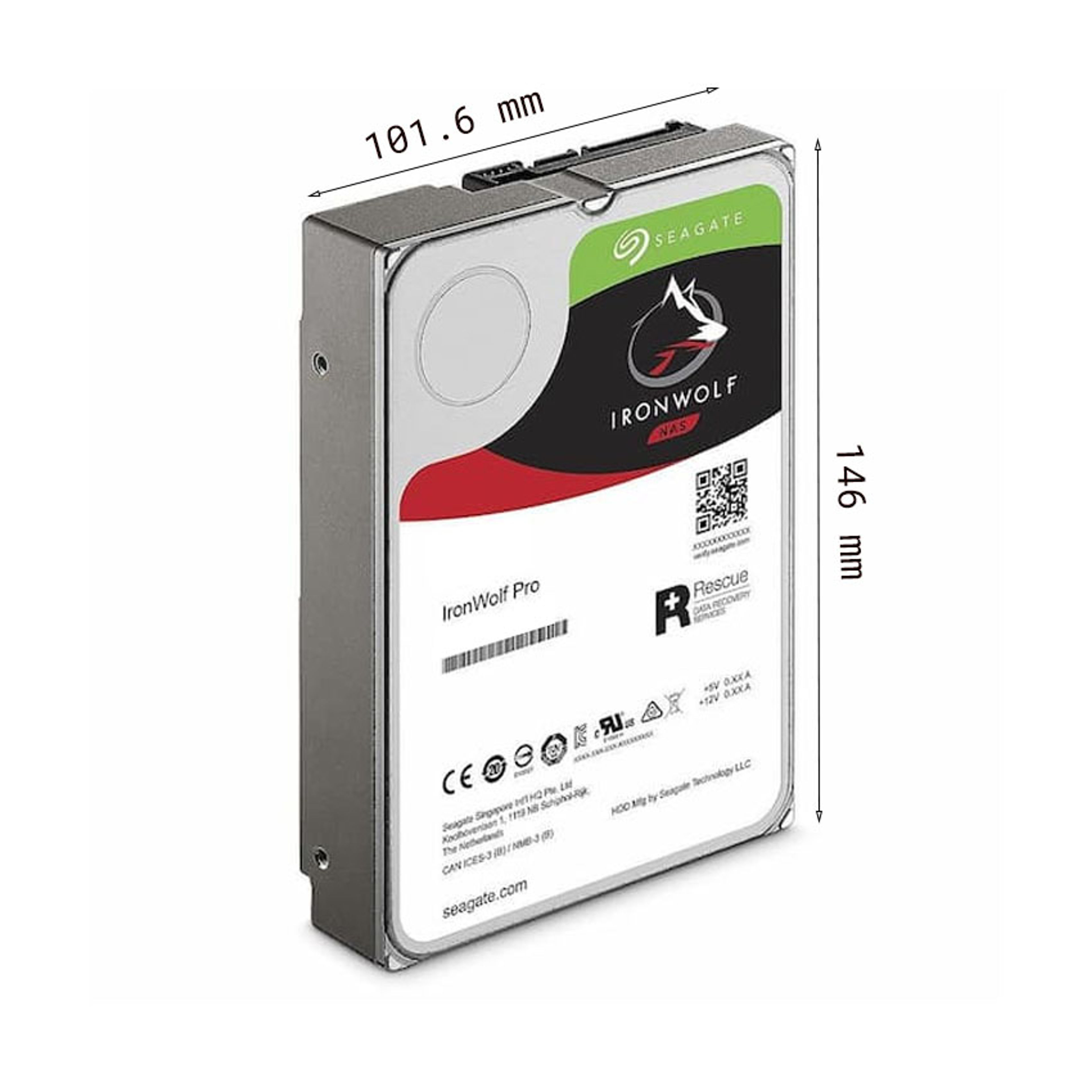 Ổ Cứng HDD SEAGATE Ironwolf Pro 22TB 3.5 inch, 7200RPM, SATA III, 256MB Cache (ST22000NT001) 2