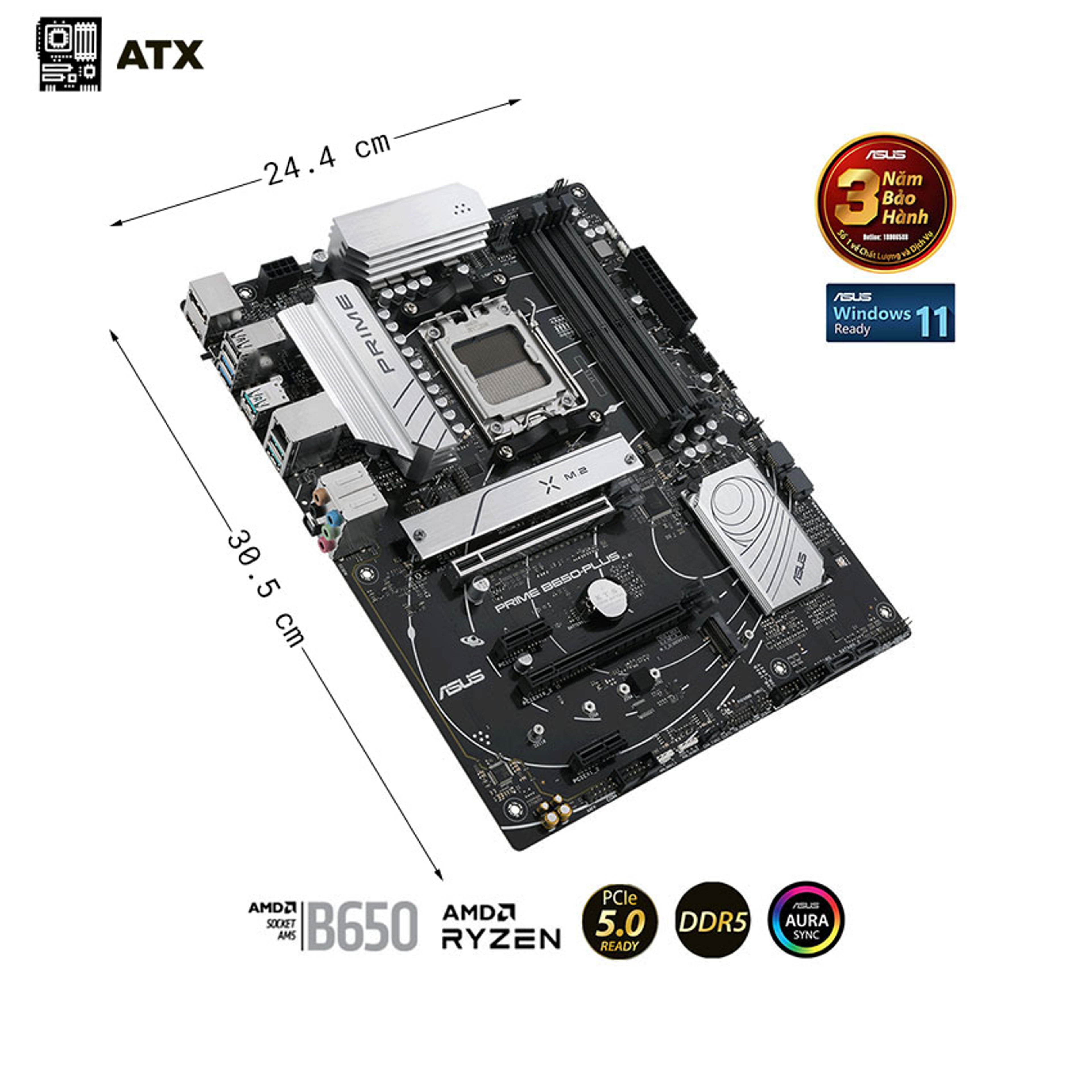 Mainboard ASUS PRIME B650-PLUS chính hãng Máy Tính LMC