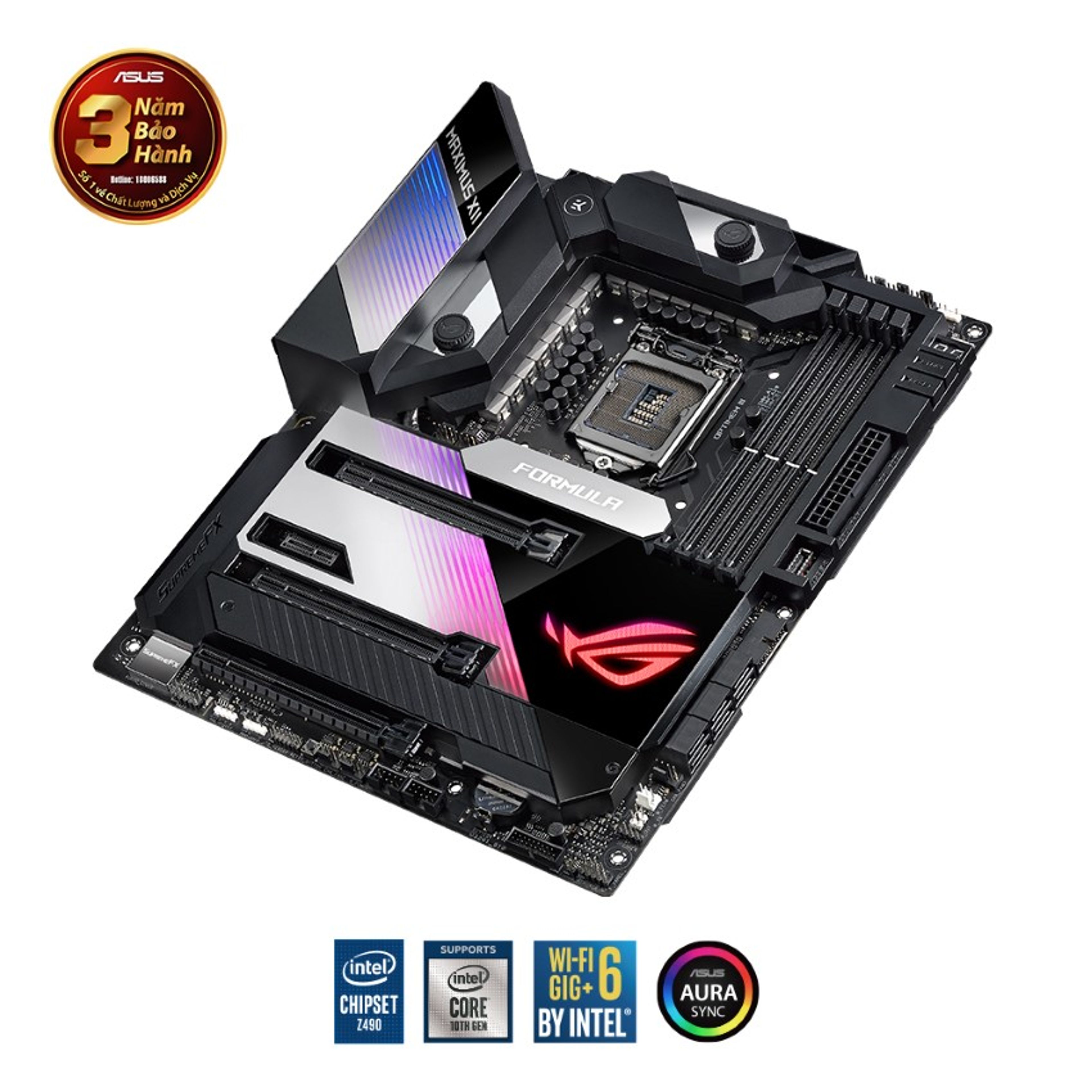 Mainboard ASUS ROG MAXIMUS XII FORMULA (Intel Z490, Socket 1200, ATX, 4 khe RAM DDR4) chính hãng Máy Tính LMC