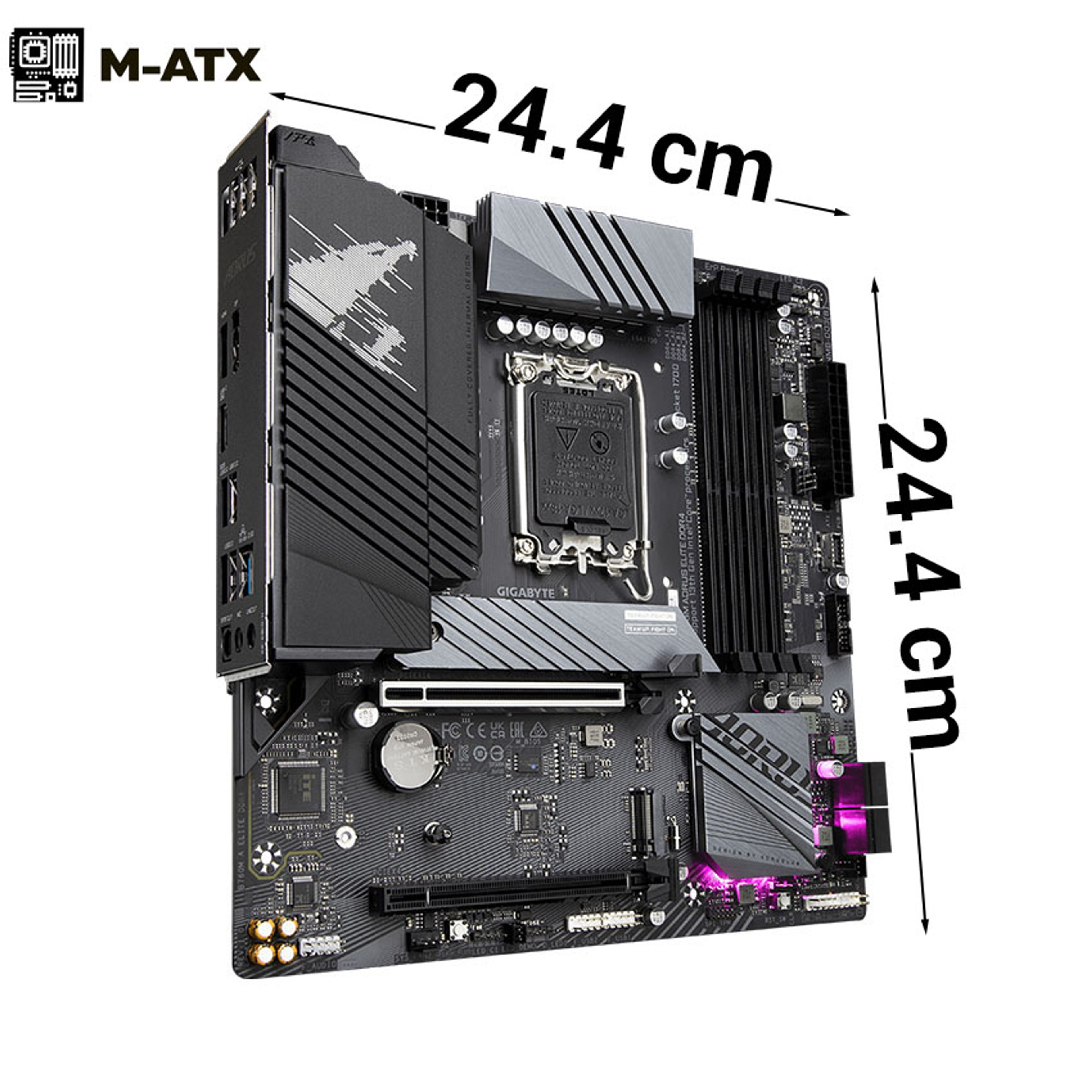 Mainboard Gigabyte B760M AORUS ELITE DDR4 chính hãng Máy Tính LMC