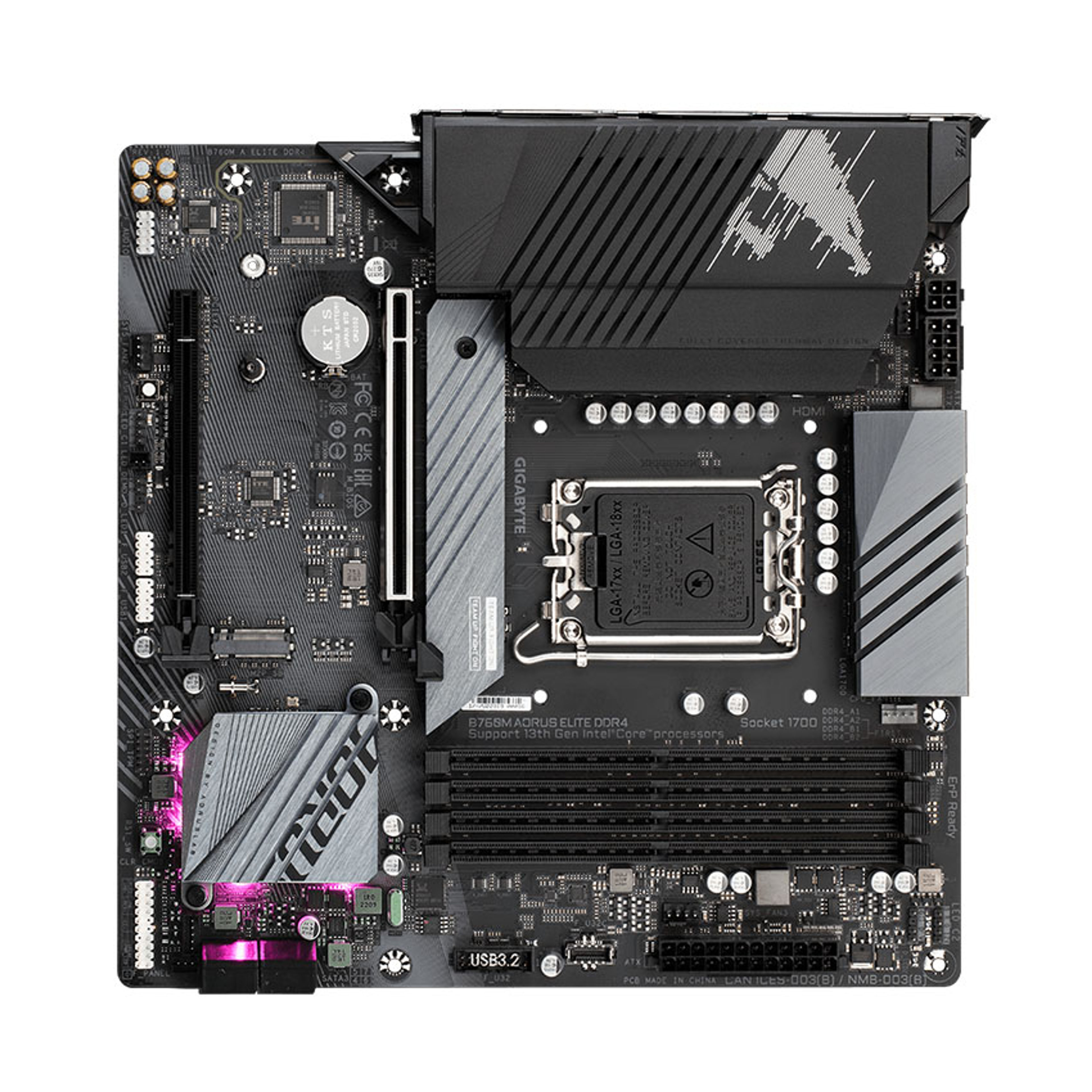 Mainboard Gigabyte B760M AORUS ELITE DDR4 chính hãng Máy Tính LMC