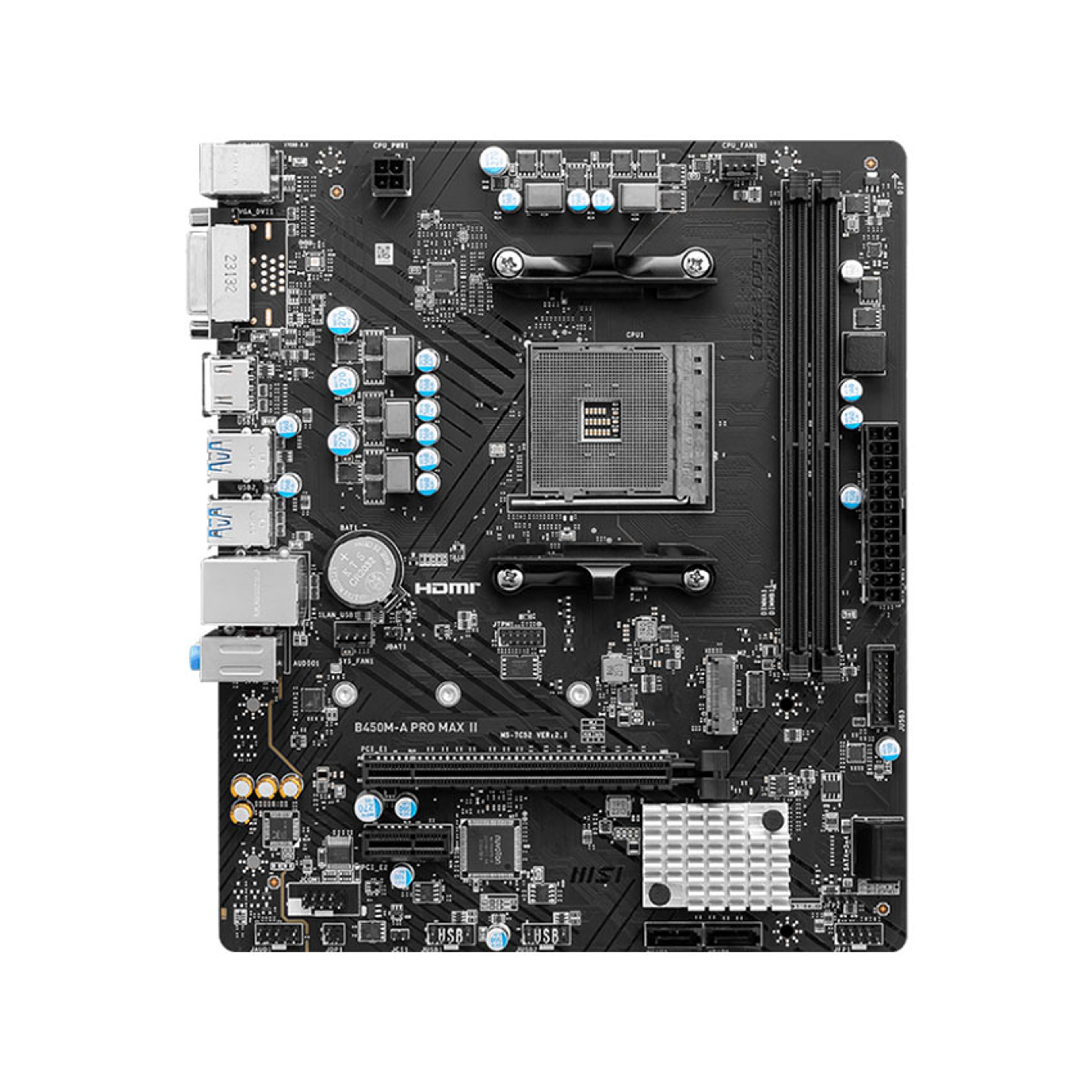 Mainboard MSI B450M-A PRO MAX II chính hãng Máy Tính LMC