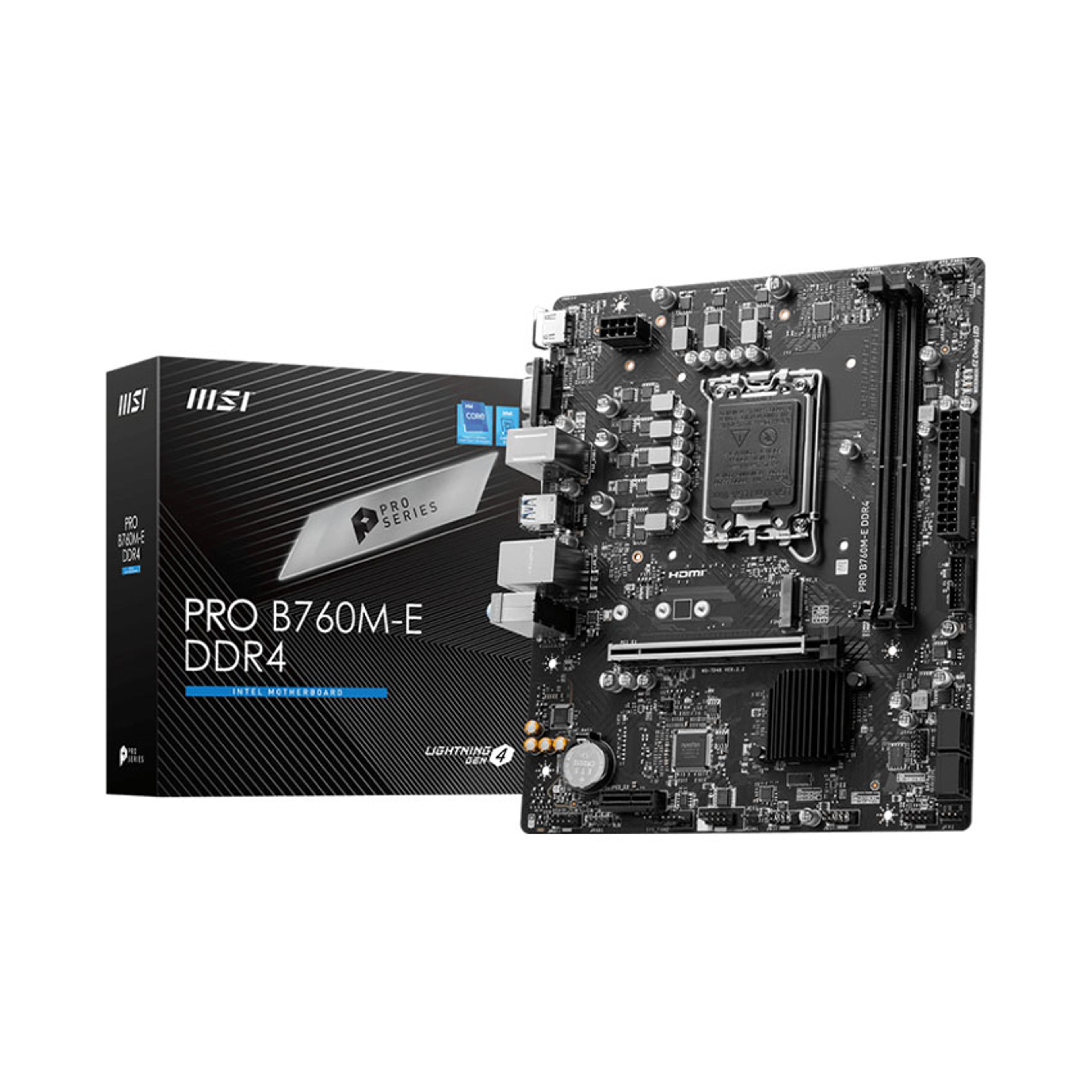 Mainboard MSI PRO B760M-E DDR4 chính hãng Máy Tính LMC