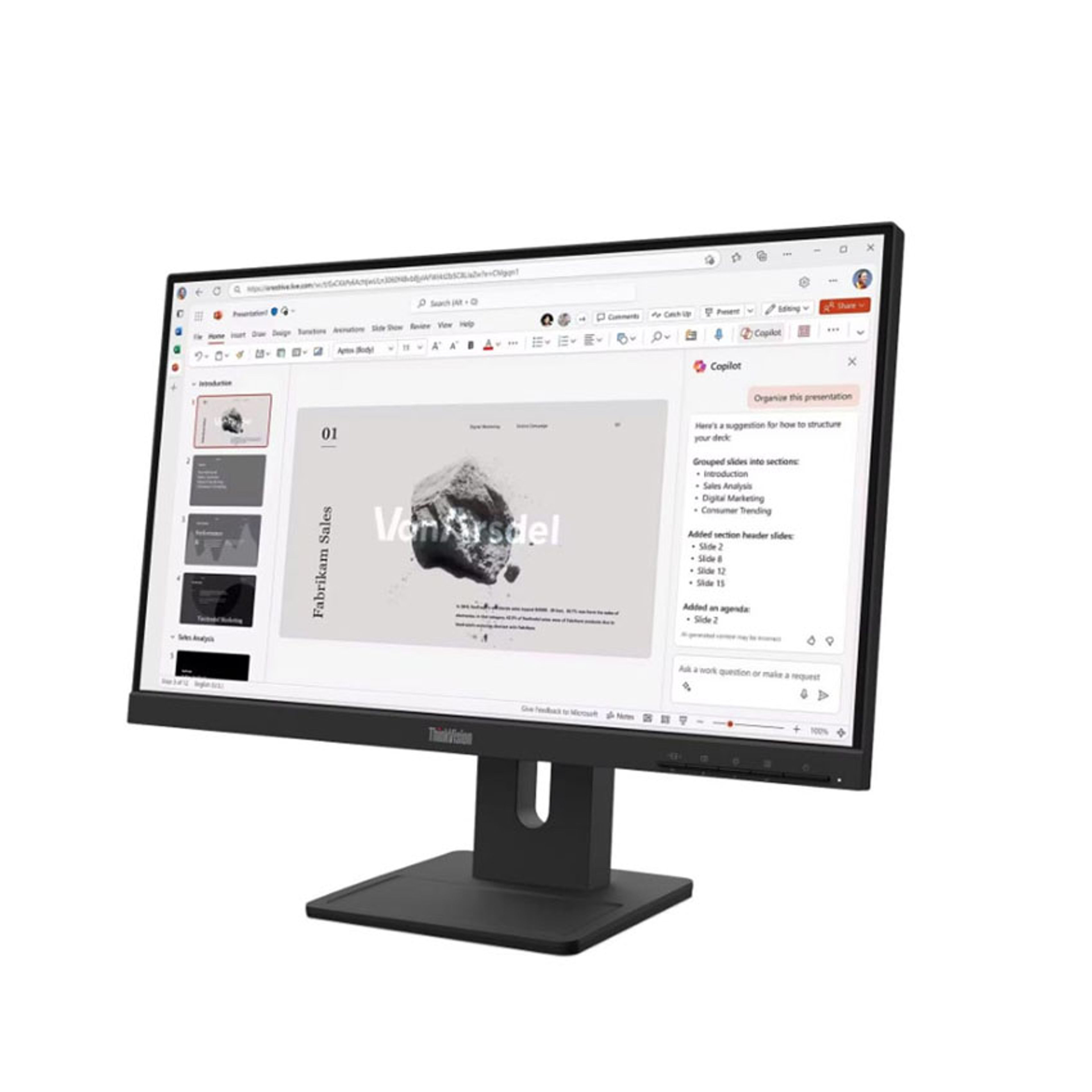 Màn hình Lenovo ThinkVision E22-40 (21.5 inch/FHD/IPS/100Hz/4ms/loa) (64C9MAR6VN) chính hãng Máy Tính LMC
