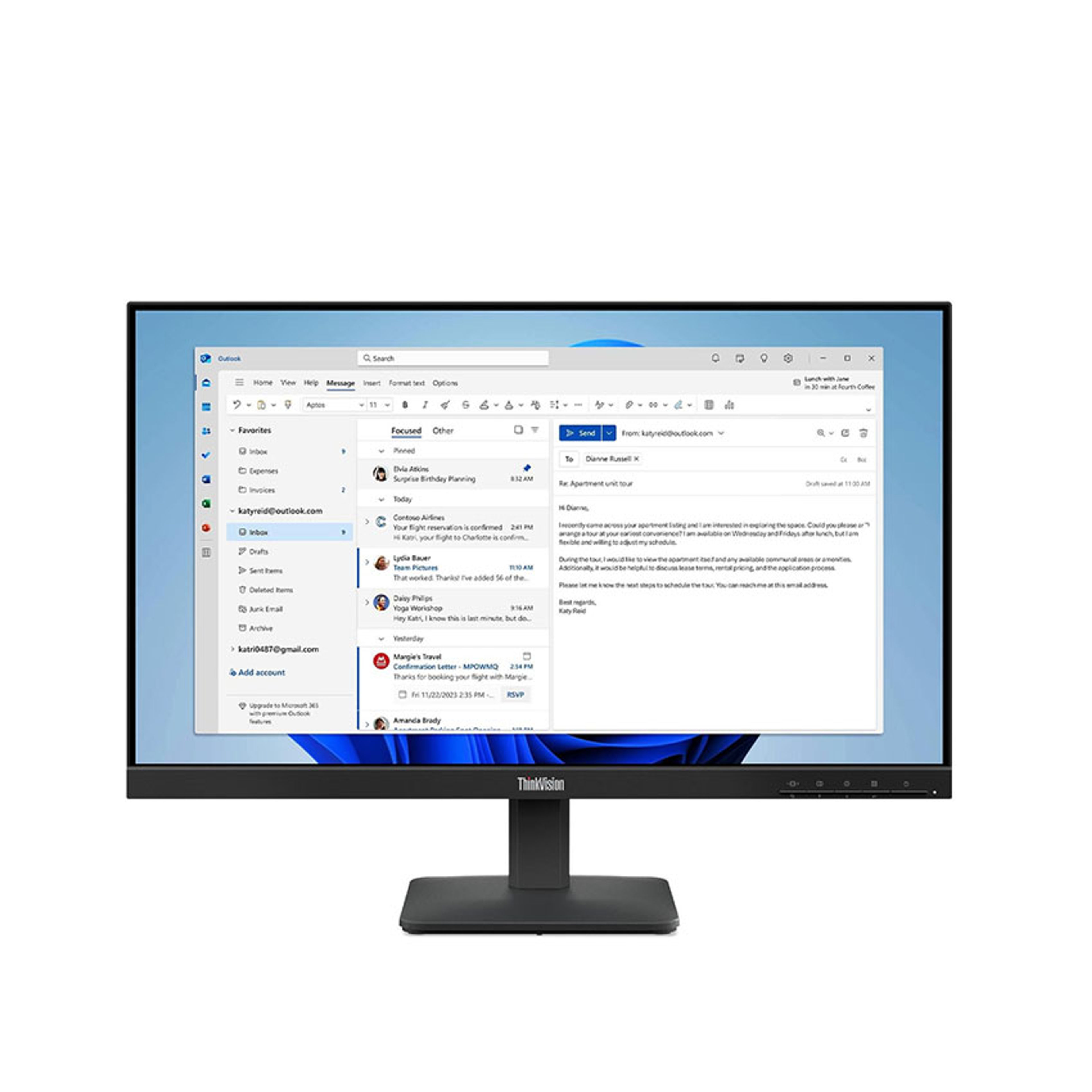 Màn hình Lenovo ThinkVision S24-4e  (23.8 inch//FHD/IPS/100Hz/4ms) (64B5KAR1VN )
