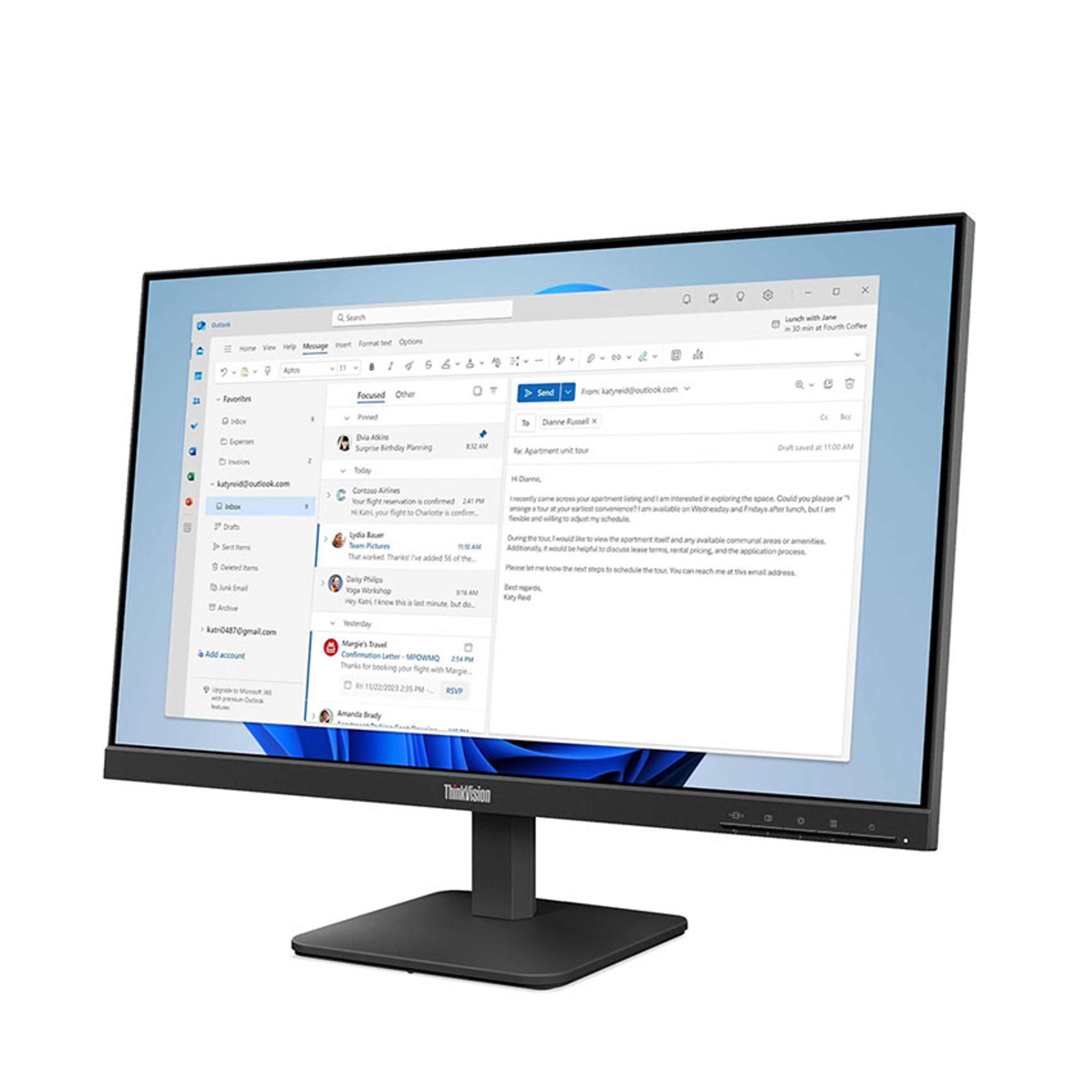 Màn hình Lenovo ThinkVision S24-4e (23.8 inch//FHD/IPS/100Hz/4ms) (64B5KAR1VN ) chính hãng Máy Tính LMC