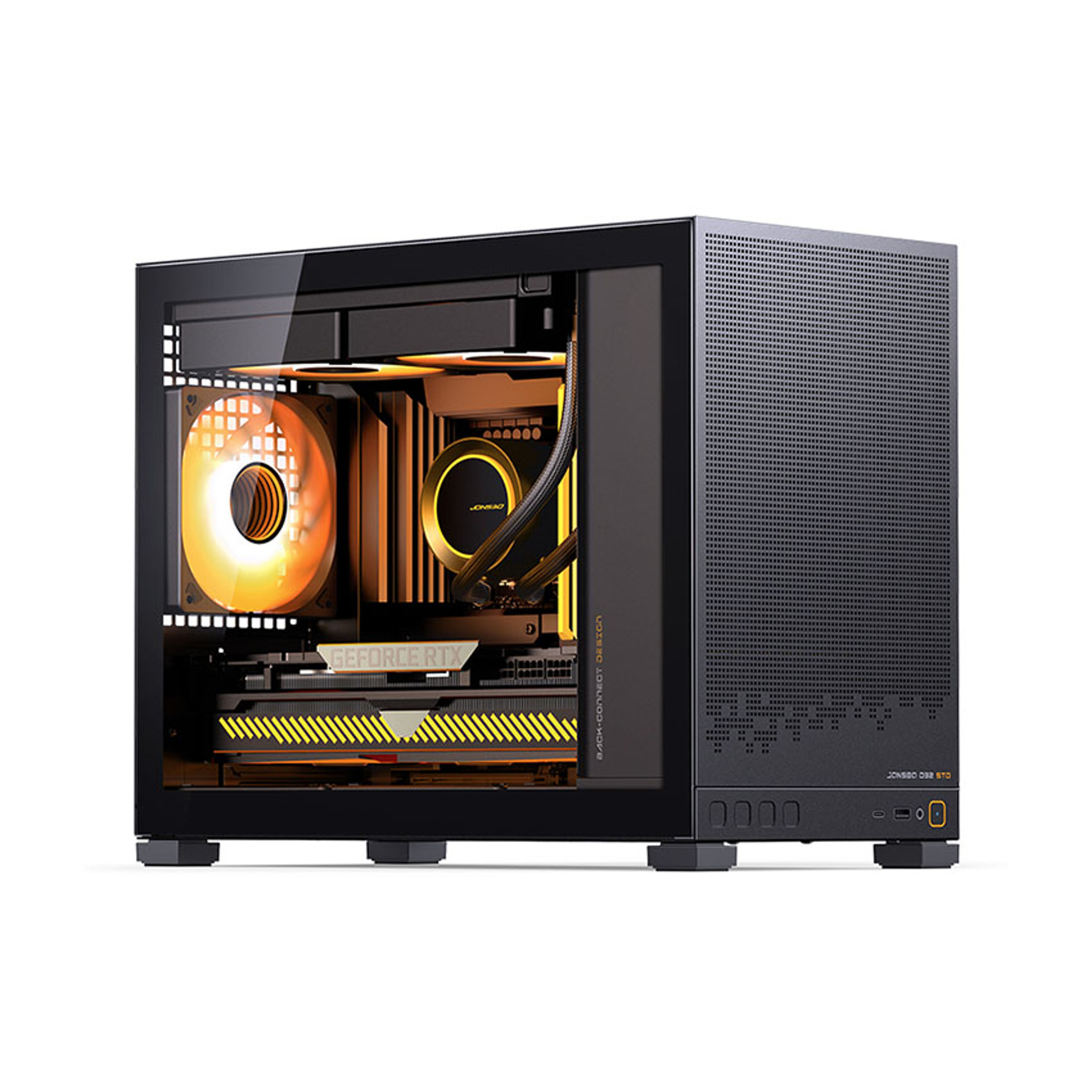 Vỏ case JONSBO D32 STD Black (mATX/Mid Tower) chính hãng Máy Tính LMC