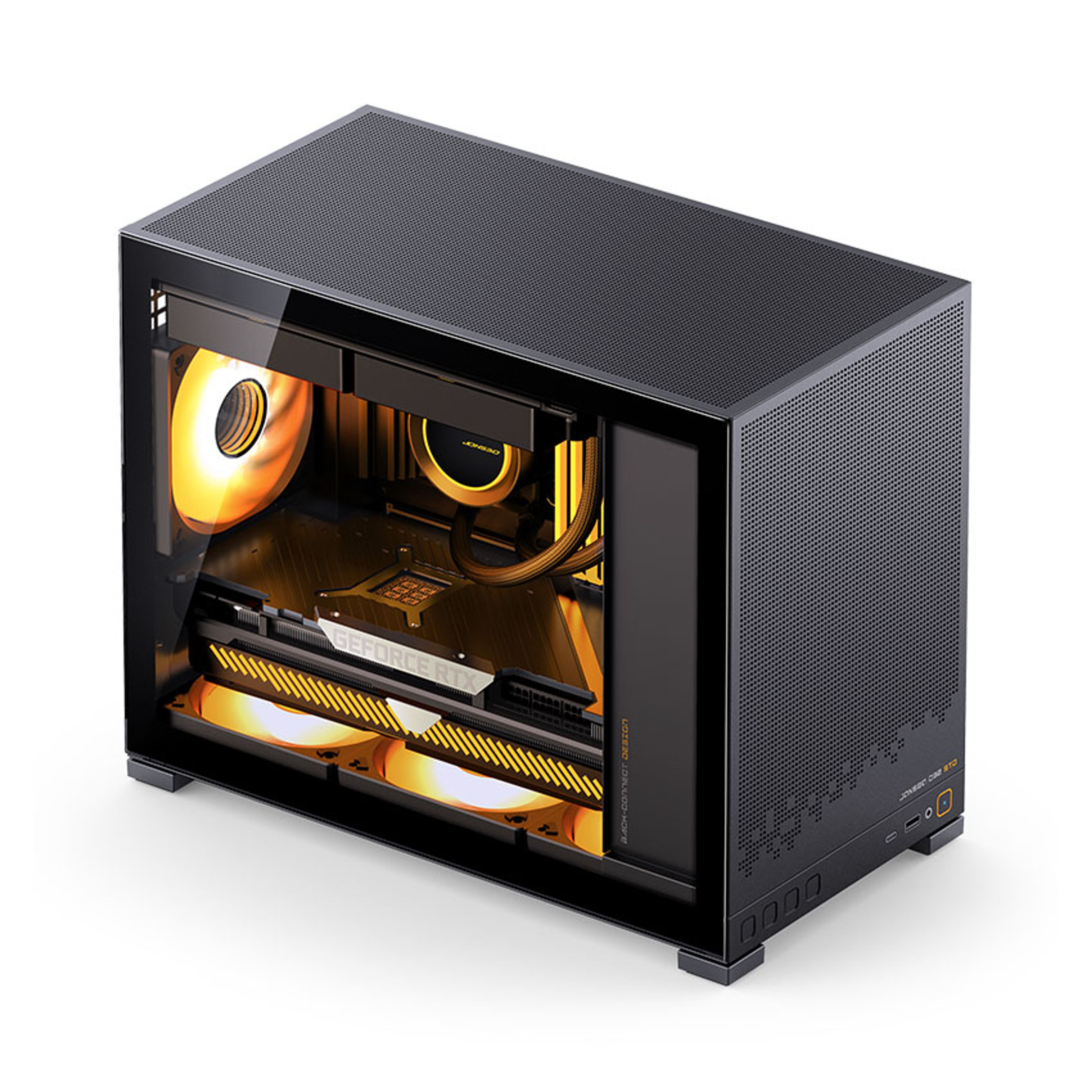 Vỏ case JONSBO D32 STD Black (mATX/Mid Tower) chính hãng Máy Tính LMC