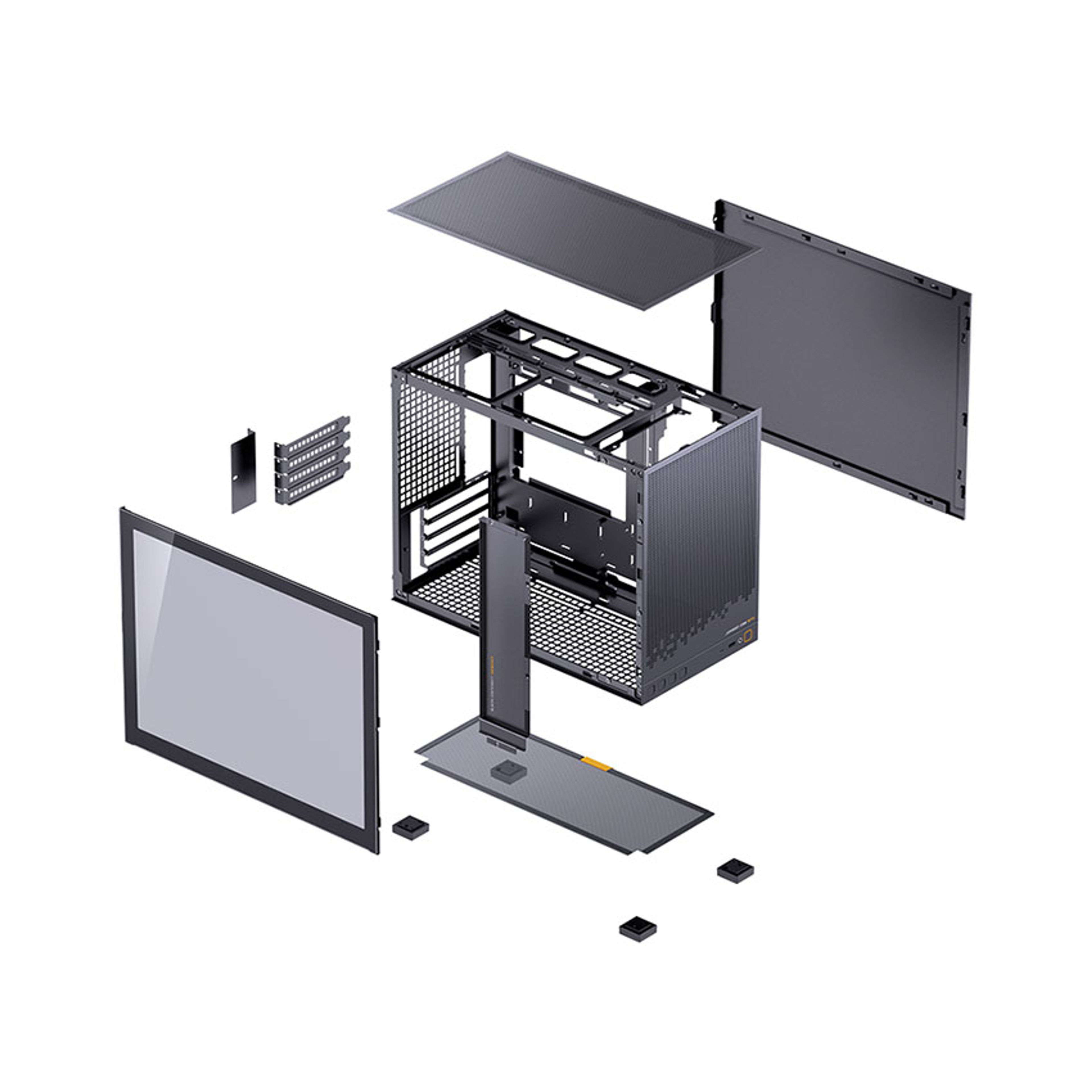 Vỏ case JONSBO D32 STD Black (mATX/Mid Tower) chính hãng Máy Tính LMC