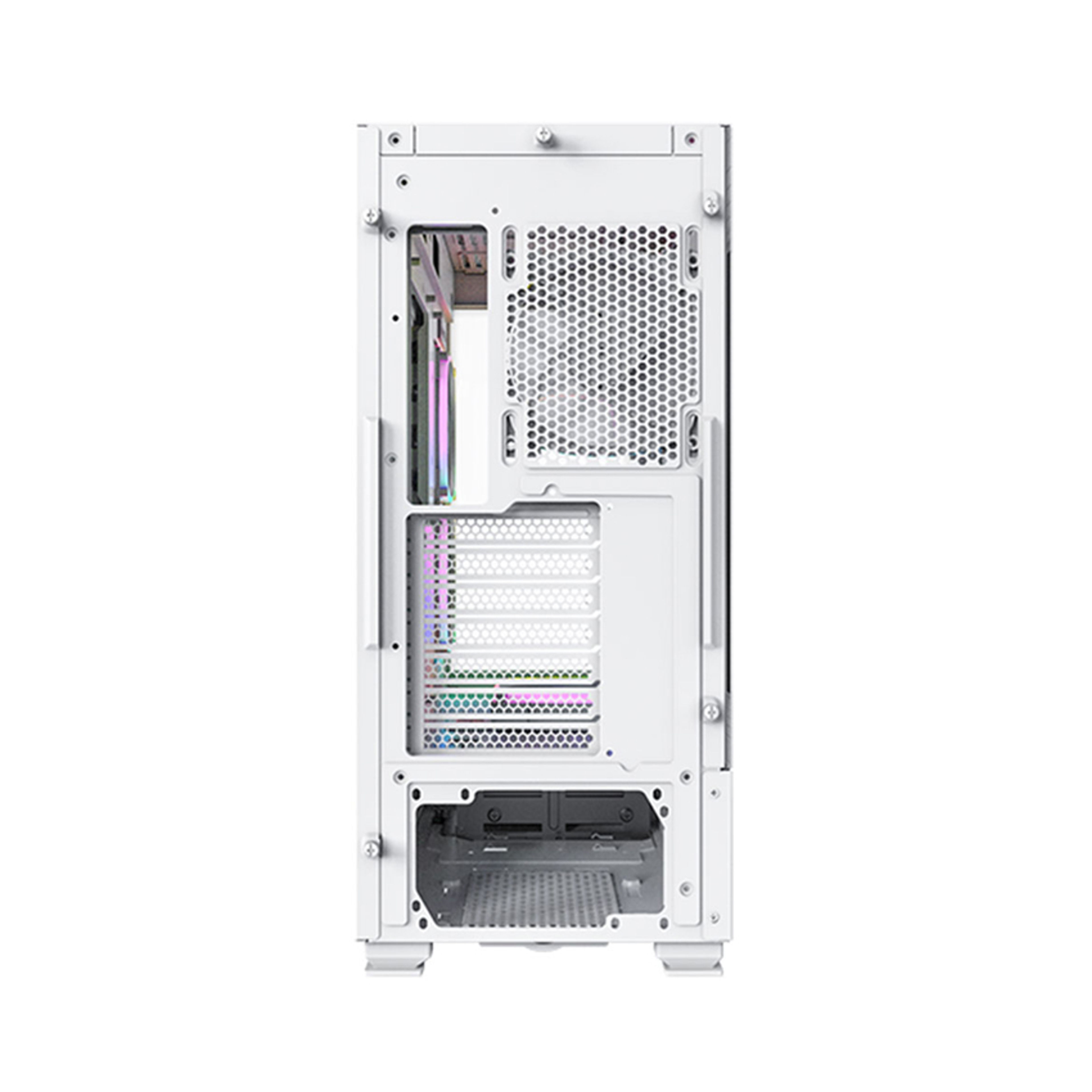 Vỏ Case MONTECH SKY TWO WHITE (ATX/Mid Tower/Màu Trắng/4 Fan Argb) chính hãng Máy Tính LMC