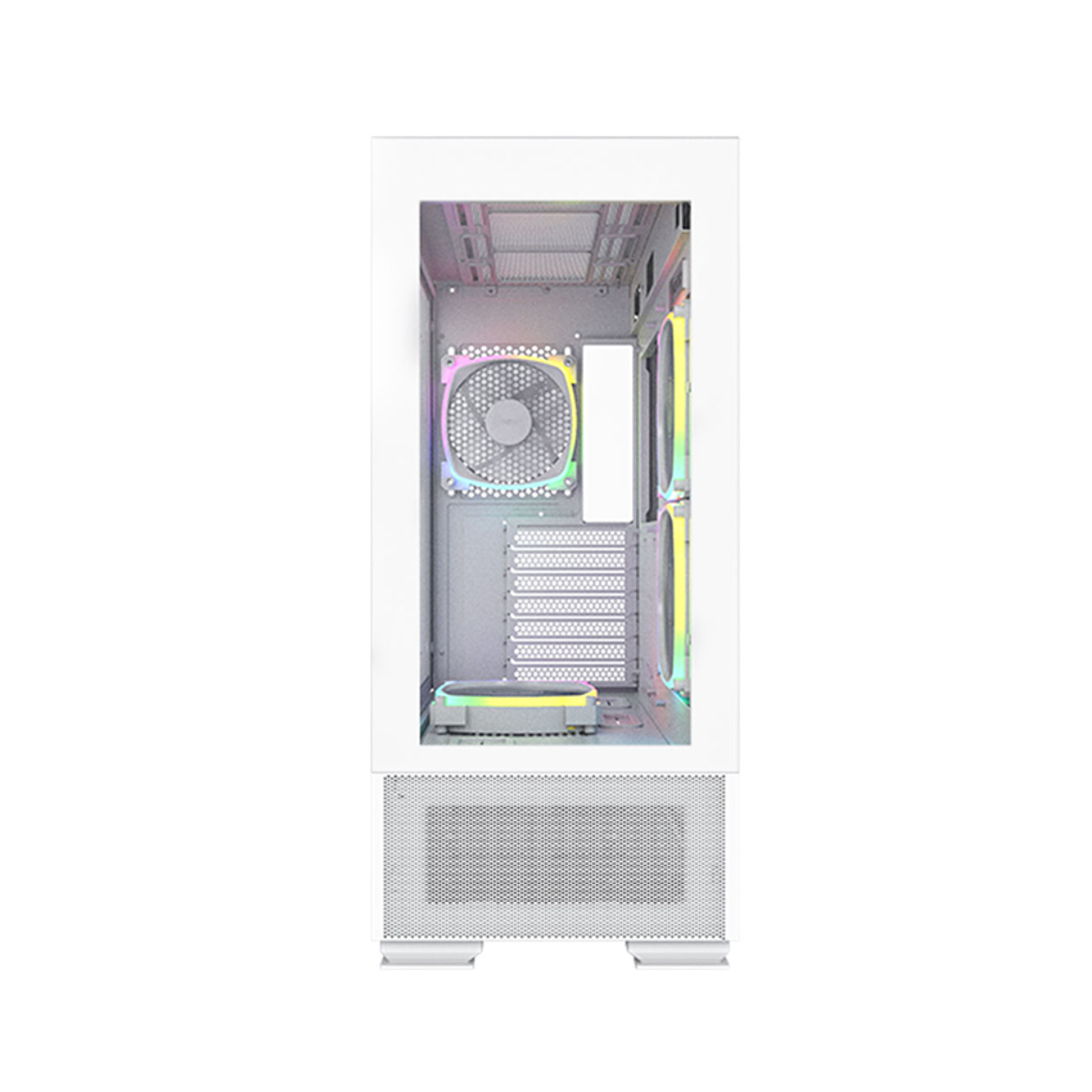 Vỏ Case MONTECH SKY TWO WHITE (ATX/Mid Tower/Màu Trắng/4 Fan Argb) chính hãng Máy Tính LMC
