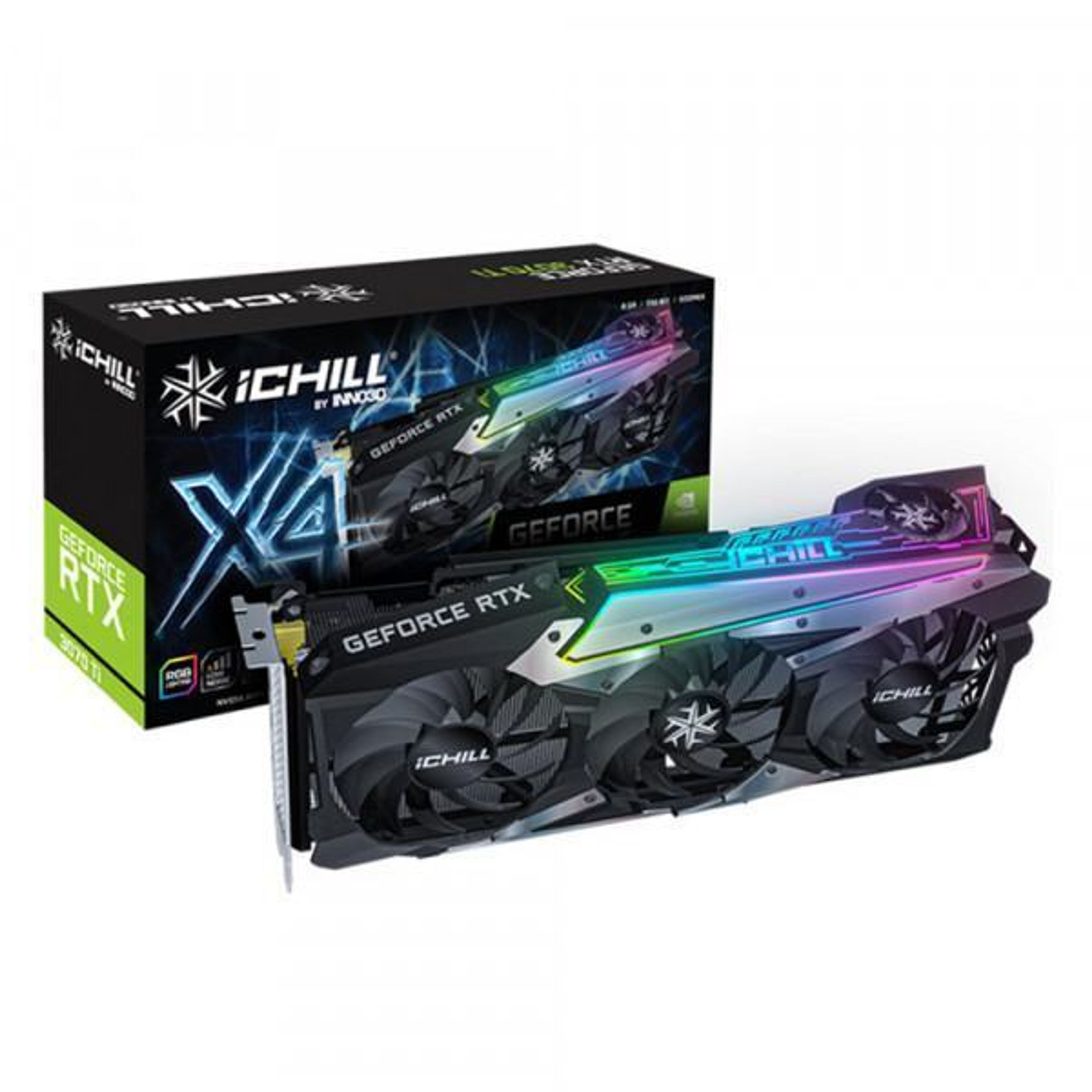 Card màn hình Inno3D RTX 3070 Ti ICHILL X4 8GB - ĐÃ QUA SỬ DỤNG