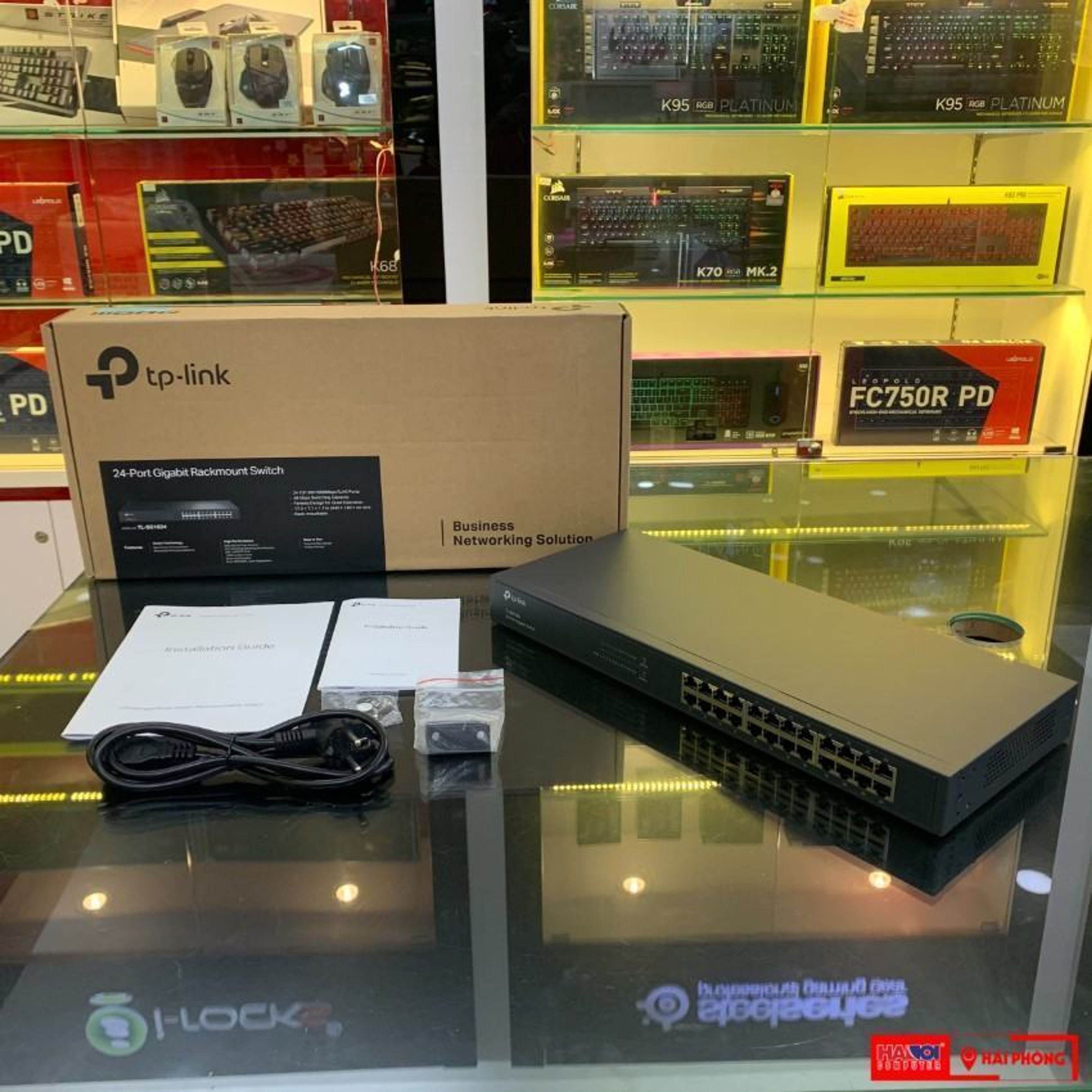 Switch TP-Link TL-SG1024 (24 cổng RJ45 10/100/1000Mbps, vỏ kim loại, gắn tủ Rack 19 inch) 4